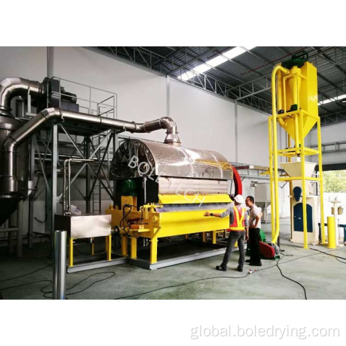 Rotary Drum Dryer Flaker Spirulina rotary drum dryer flaker drum scraper dryer Manufactory